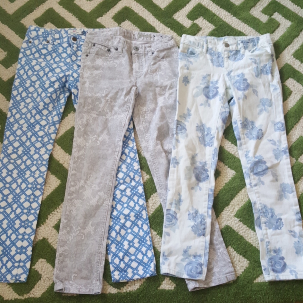 Set of three kids jeans